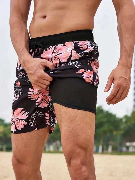 Benedikt | Herren Schnelltrocknende Badeshorts mit Innenfutter