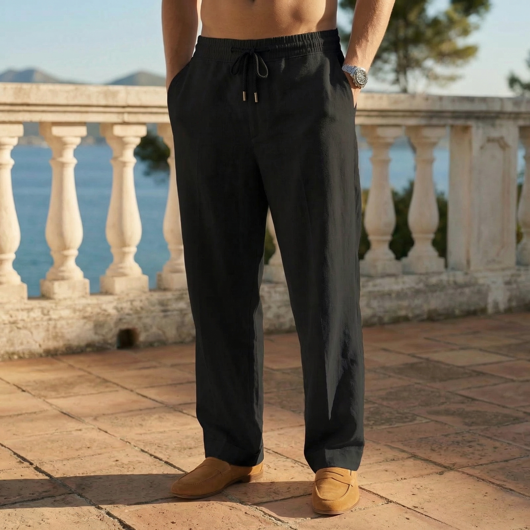 Bennet | Herren Lässige Kordelzug Hose