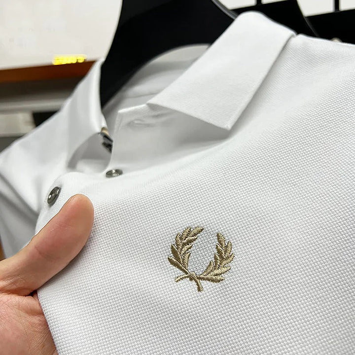 Calvin | Herren dehnbares elegantes Poloshirt