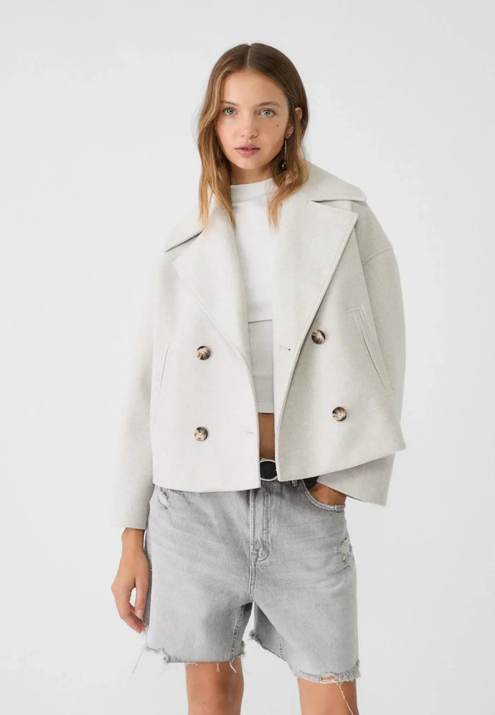 Charlotte | Kurze Zweireiher-Jacke
