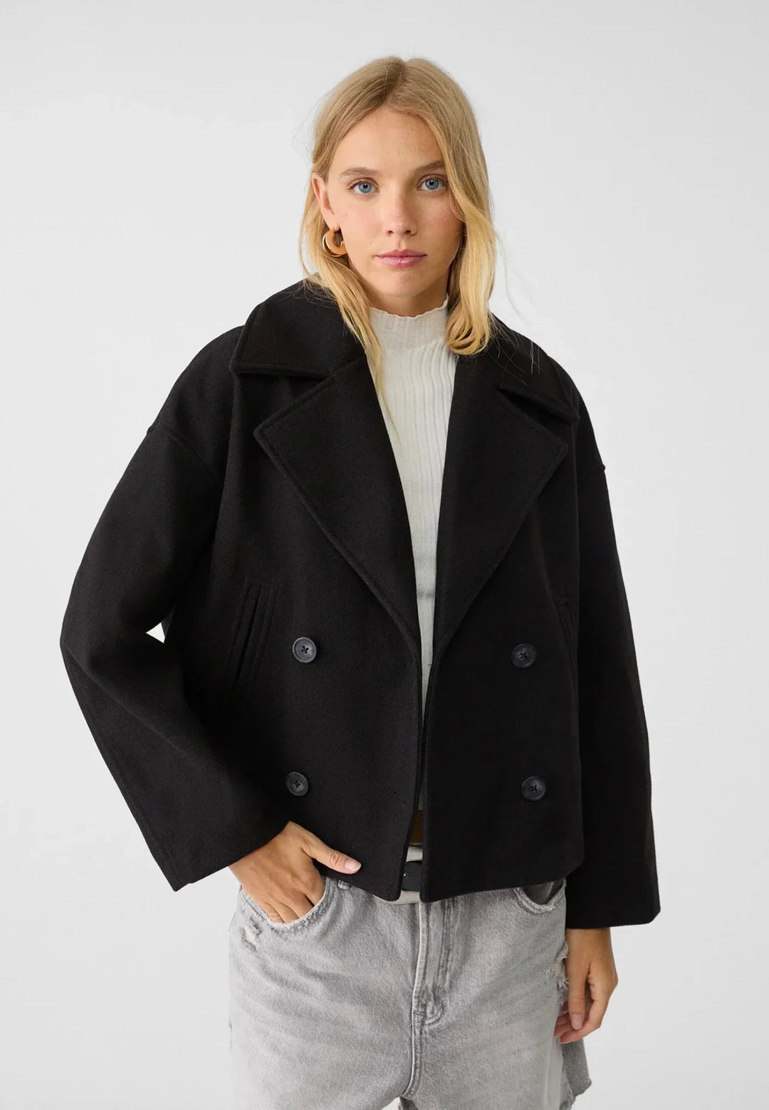 Charlotte | Kurze Zweireiher-Jacke