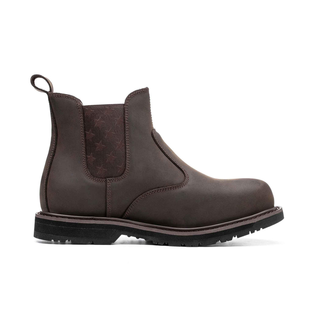 Chelsea Sicherheitsstiefel Damen mit Stahlkappe und Sternenmuster