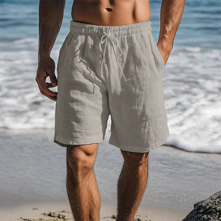 Christian | Herren Schnelltrocknende Leinen Badeshorts