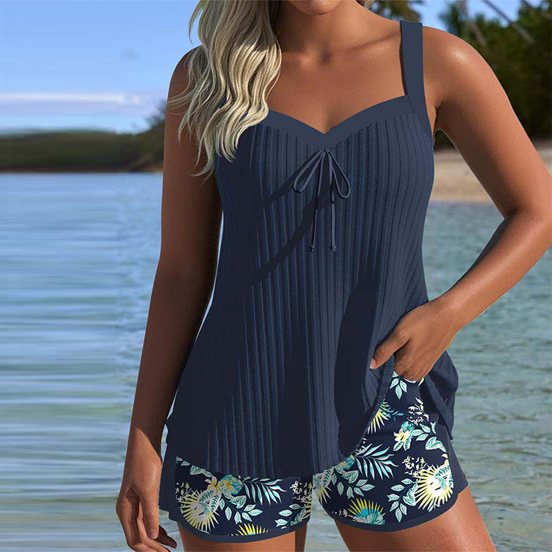 Clara | Floral Tankini Set mit Blütenmuster