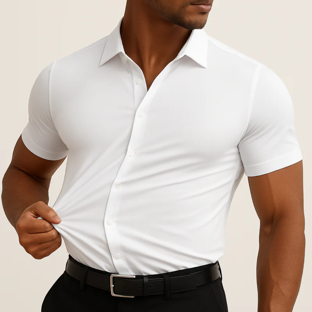 Clemens | Herren Schlichtes Elegantes Hemd
