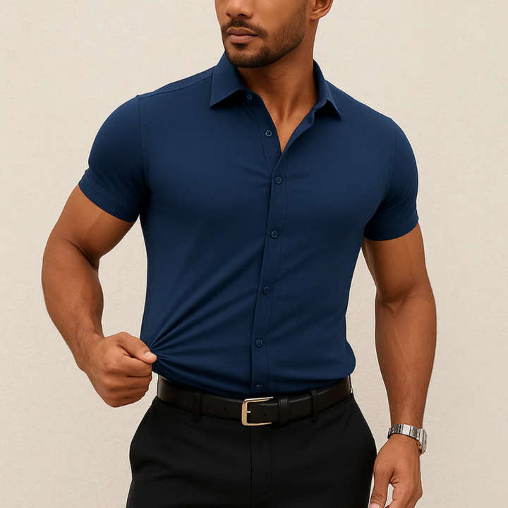 Clemens | Herren Schlichtes Elegantes Hemd