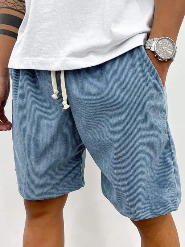 Cordo | Herren Strukturierte Cord-Freizeitshorts