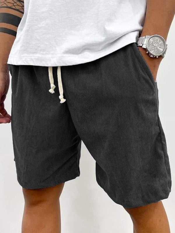 Cordo | Herren Strukturierte Cord-Freizeitshorts