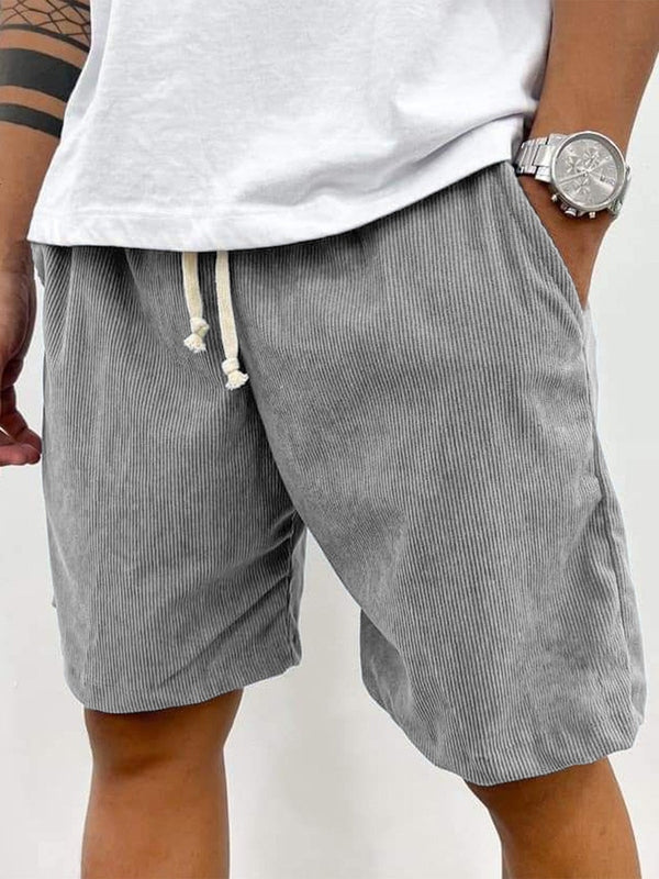 Cordo | Herren Strukturierte Cord-Freizeitshorts