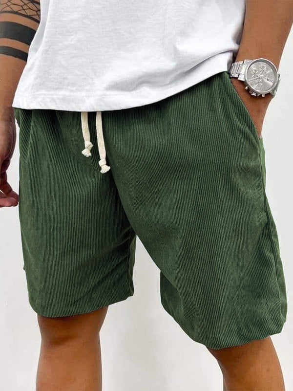 Cordo | Herren Strukturierte Cord-Freizeitshorts