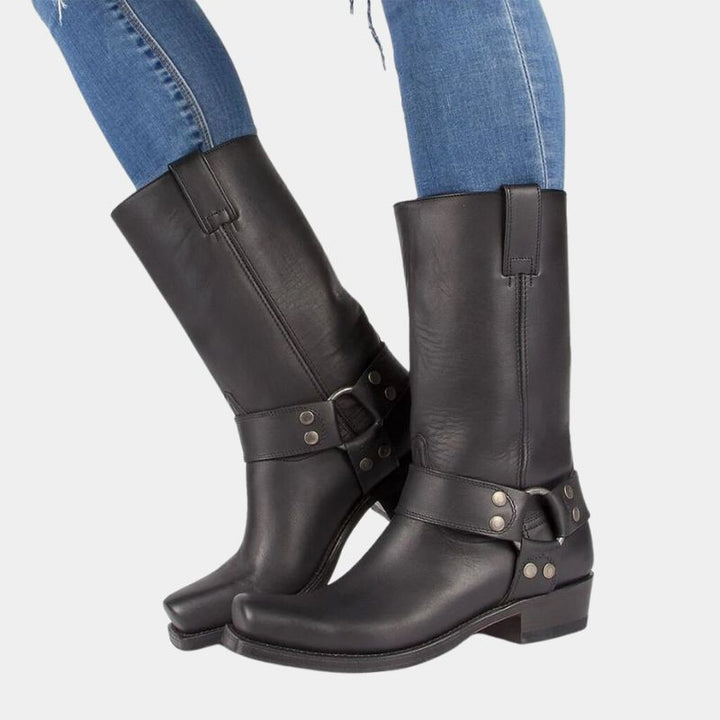 Cowboystiefel Damen im Vintage-Westernstil