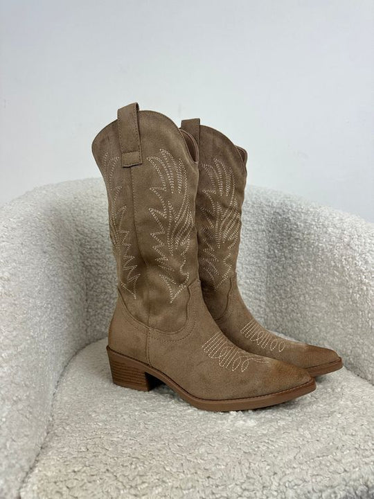 Cowboystiefel Damen mit Hohem Schaft im Westernstil