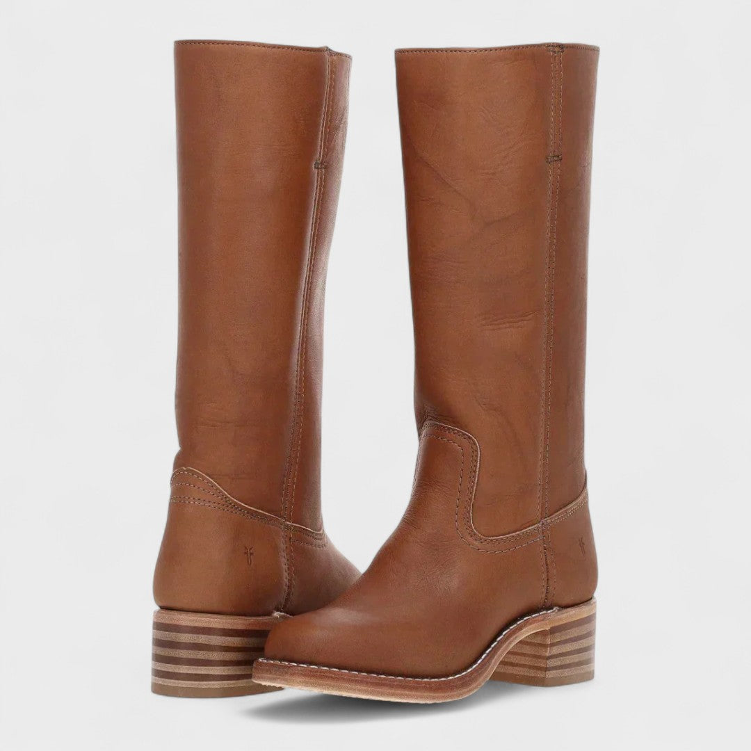 Cowboystiefel Damen mit Spitzer Kappe und Kubanischem Absatz