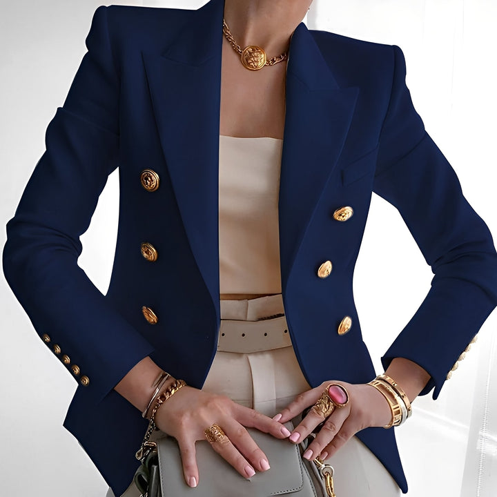 Damen Blazer Klassisch mit Knopfleiste