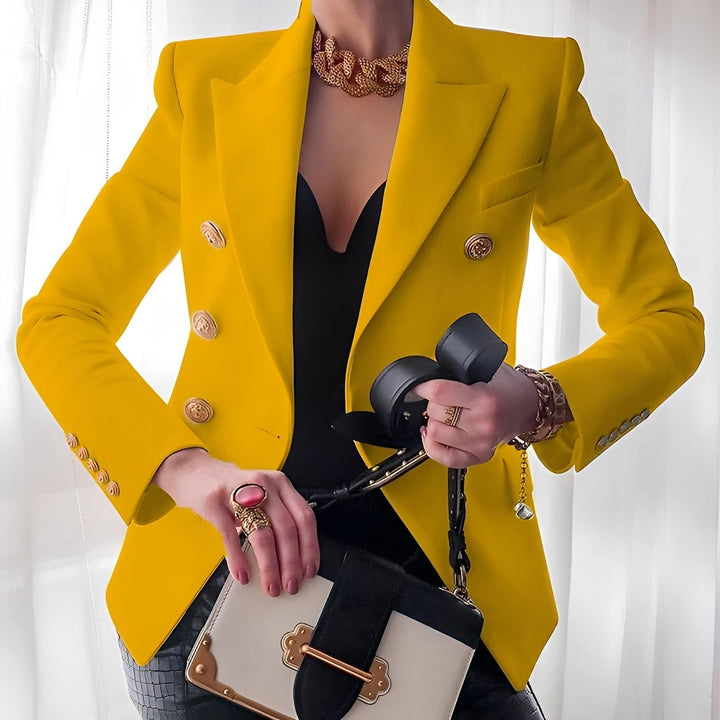 Damen Blazer Klassisch mit Knopfleiste