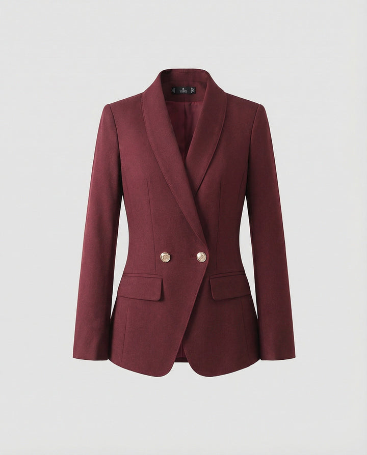 Damen Blazer mit Hose im Eleganten Set