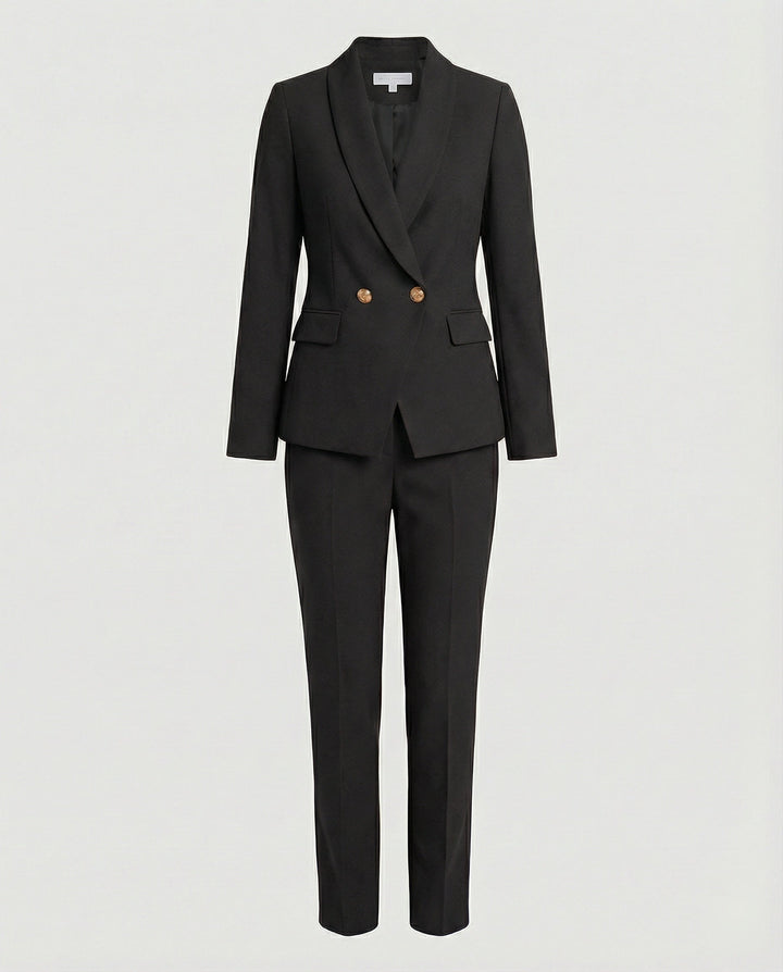 Damen Blazer mit Hose im Eleganten Set