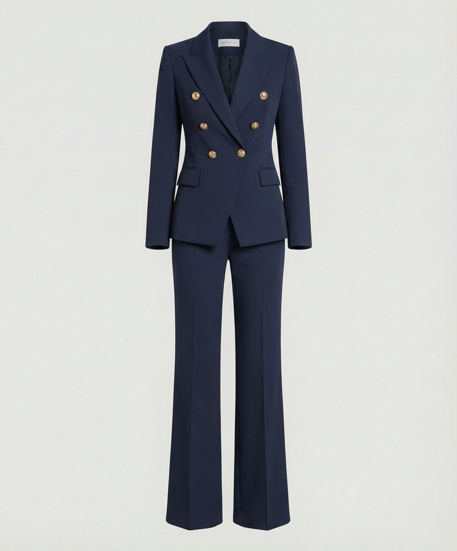 Damen Blazer und Hose im Klassischen Zweiteiler