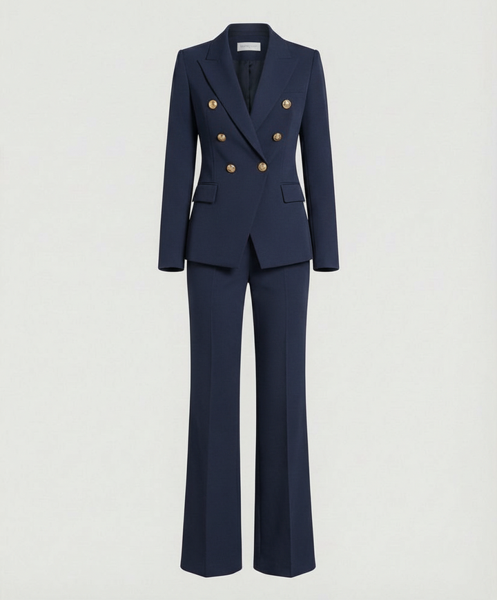 Damen Blazer und Hose im Klassischen Zweiteiler