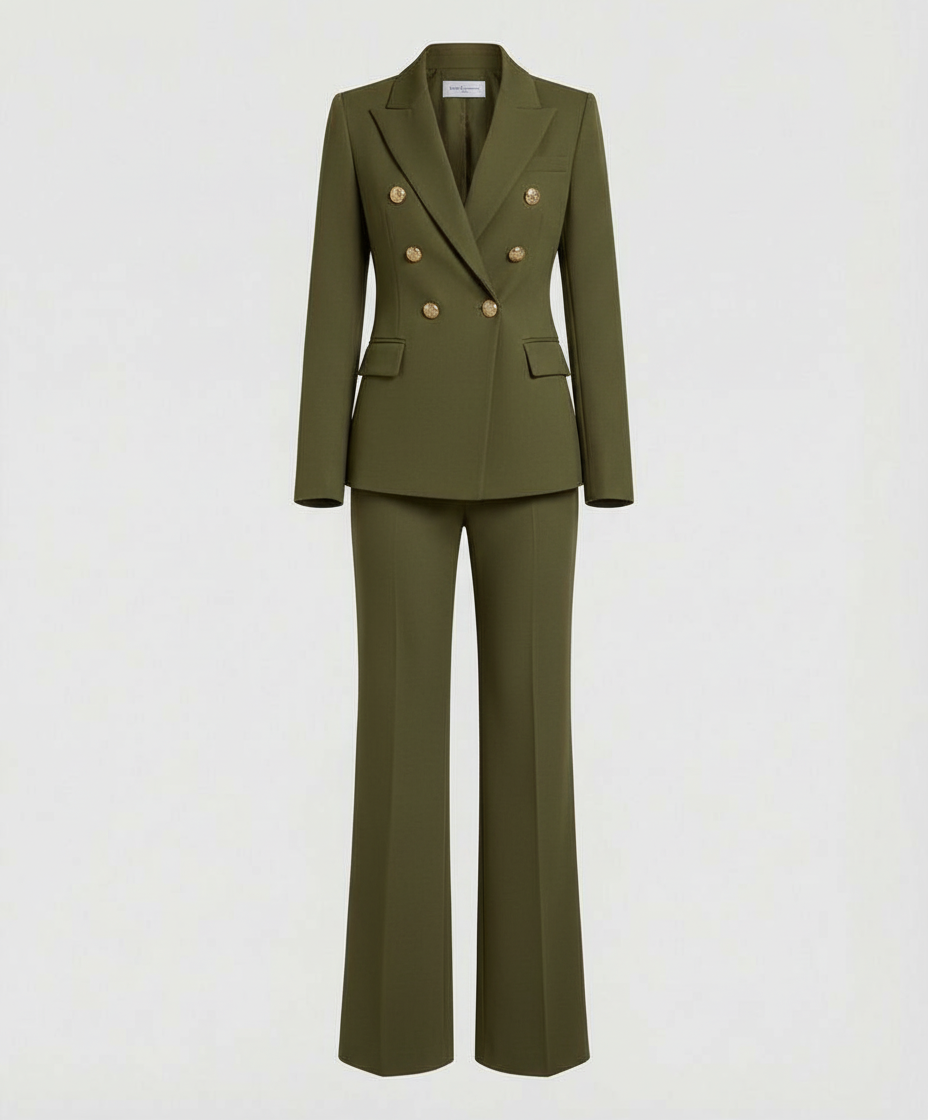 Damen Blazer und Hose im Klassischen Zweiteiler