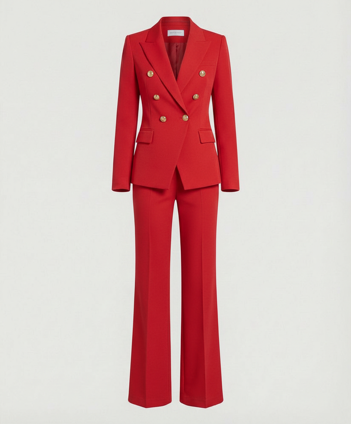 Damen Blazer und Hose im Klassischen Zweiteiler