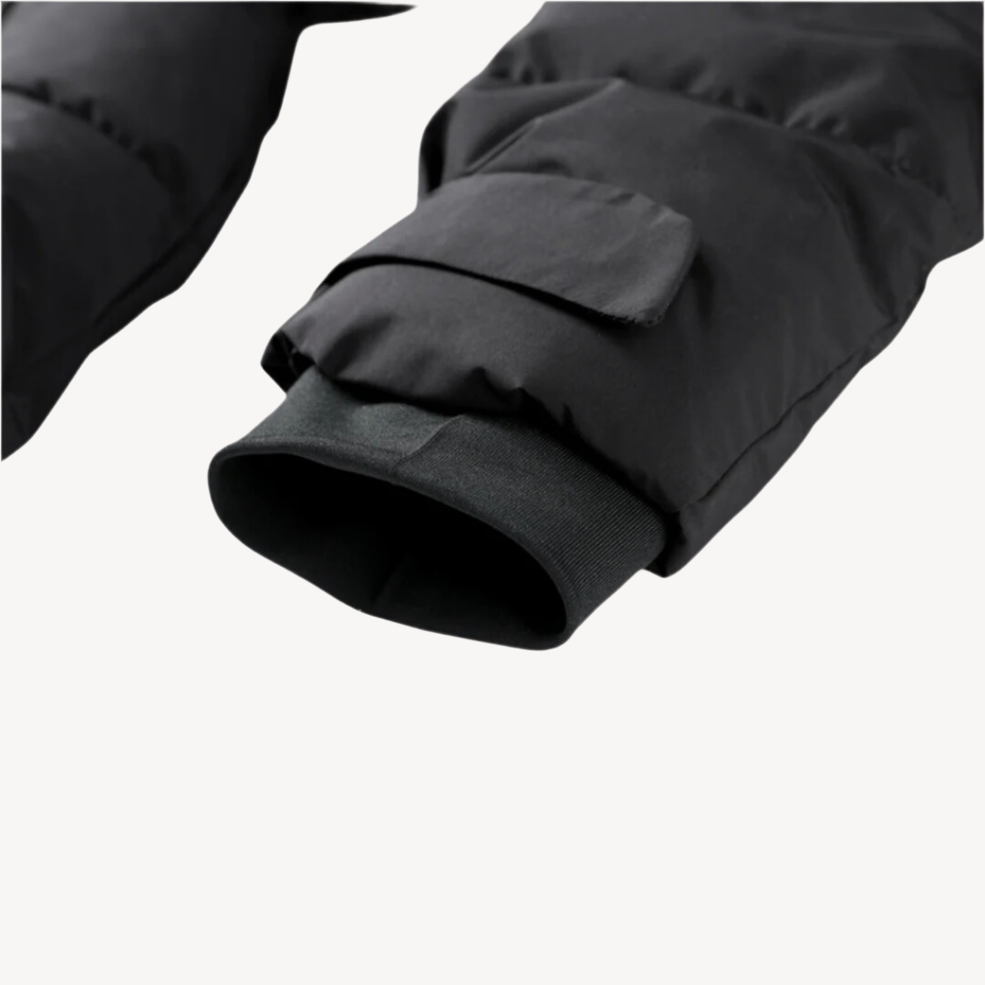 Damen Gesteppte Pufferjacke mit Gürtel Stehkragen Brusttaschen und Reißverschluss