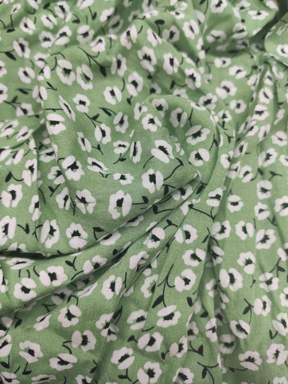 Dames blousejurk met knoopsluiting, strikceintuur, korte mouwen en bloemenpatroon in midilengte