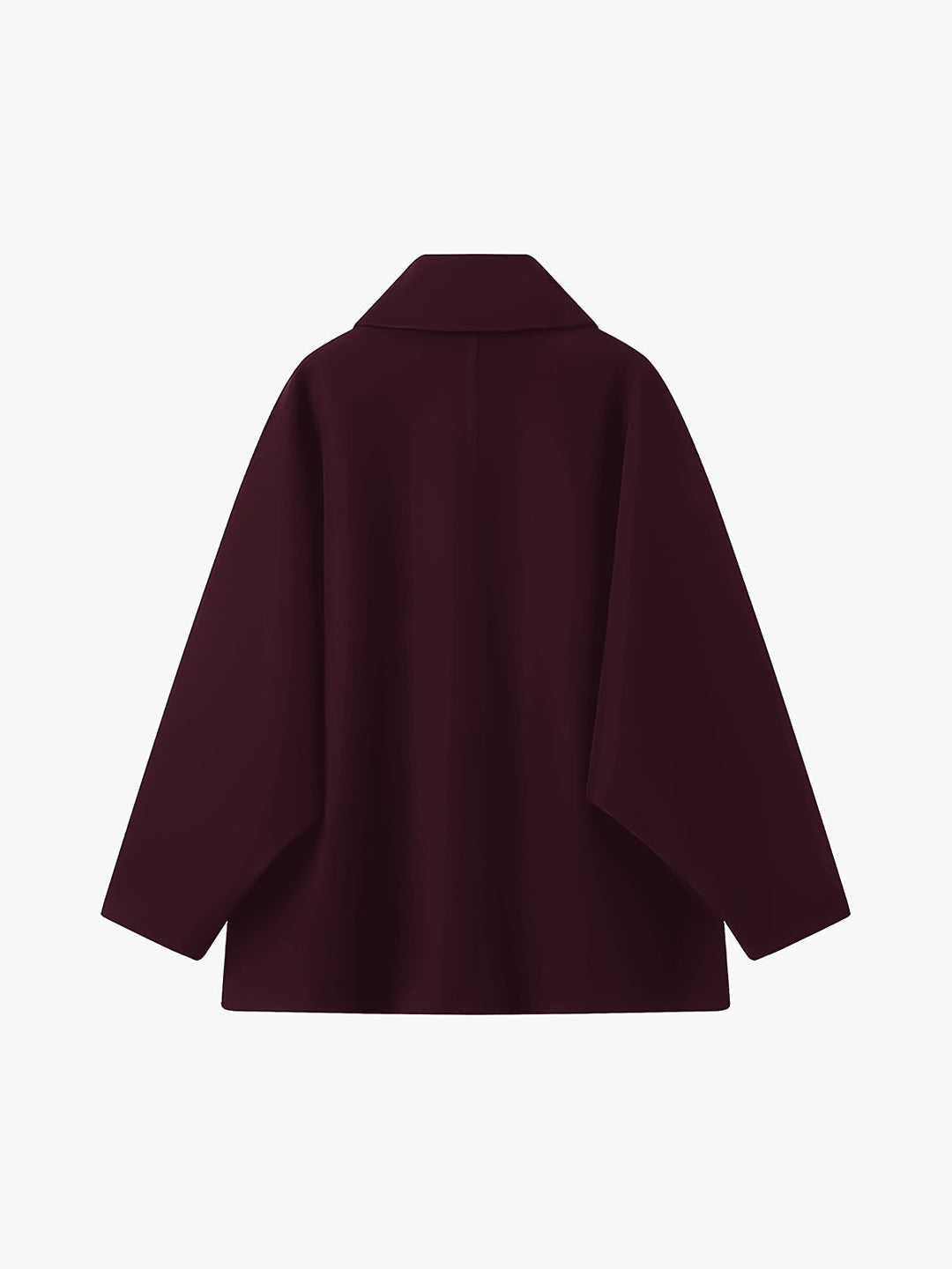 Damen Jacke mit Knopfleiste Reverskragen Aufgesetzten Taschen und Kontrastbündchen