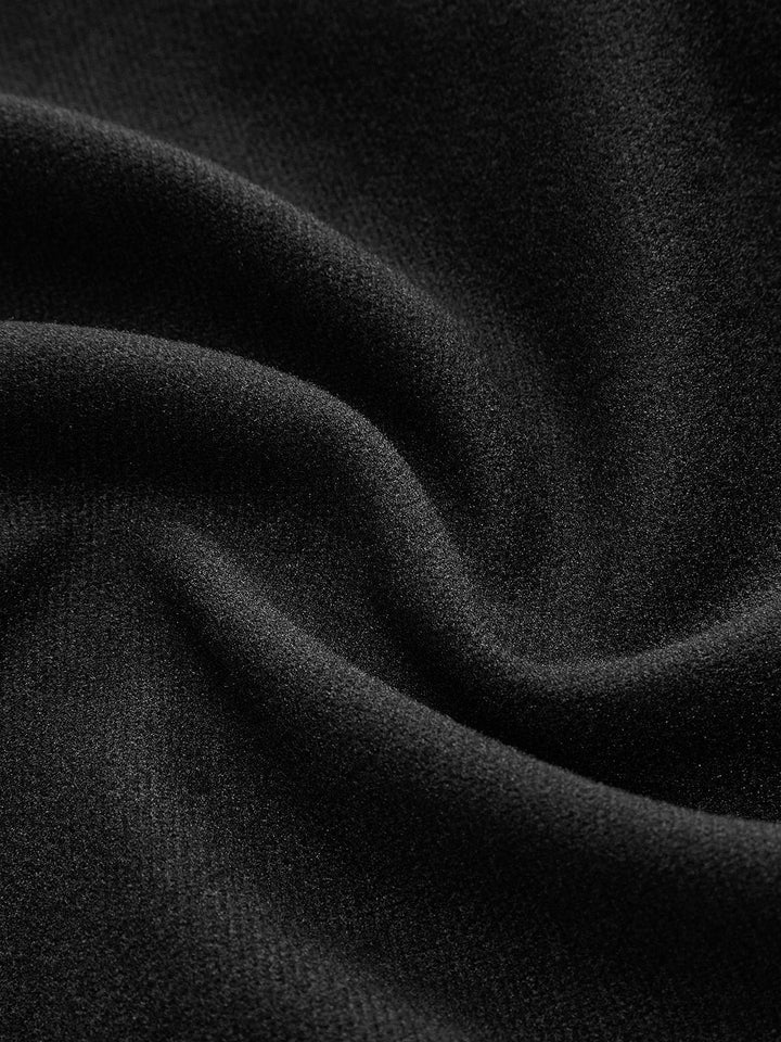 Damen Jacke mit Knopfleiste Reverskragen Aufgesetzten Taschen und Kontrastbündchen