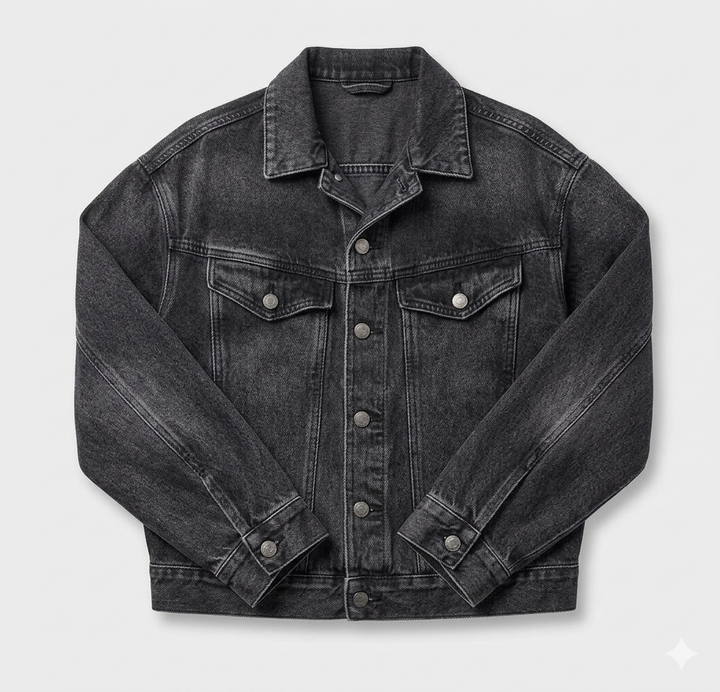 Damen Jeansjacke mit Brusttaschen und Seitentaschen