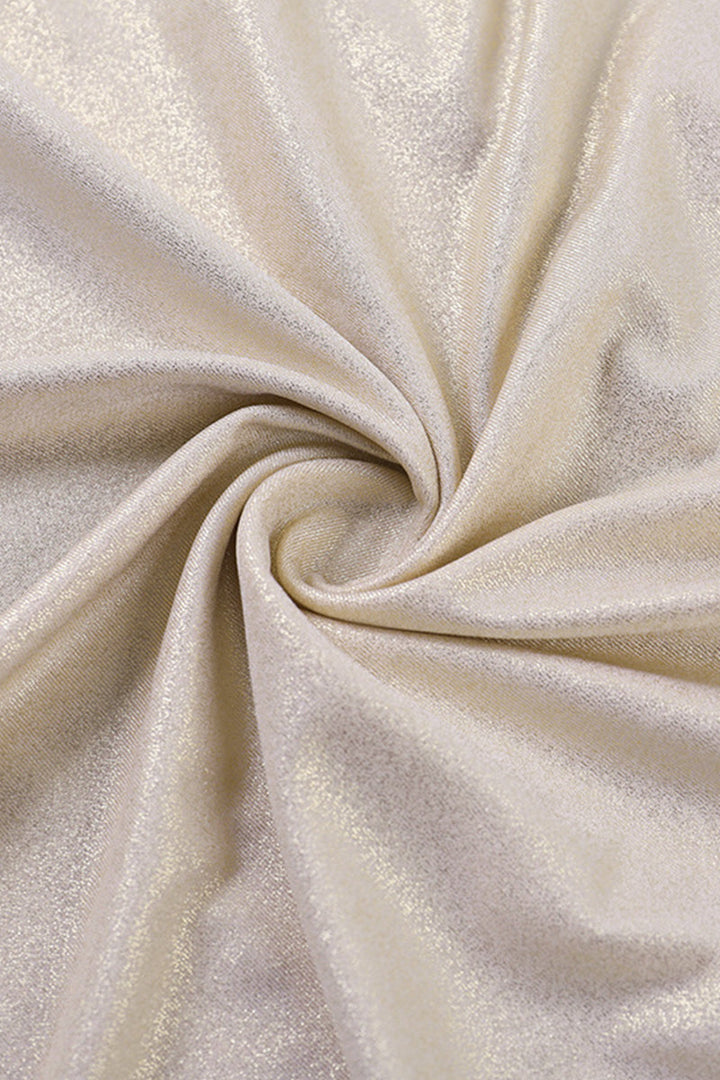 Dames maxi-jurk met kettingbandjes en openingen in de taille en open rug