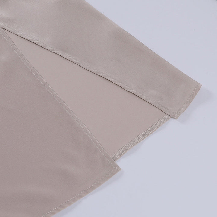 Damen Maxikleid mit Spaghettiträgern drapiertem Ausschnitt und seitlichem Schlitz