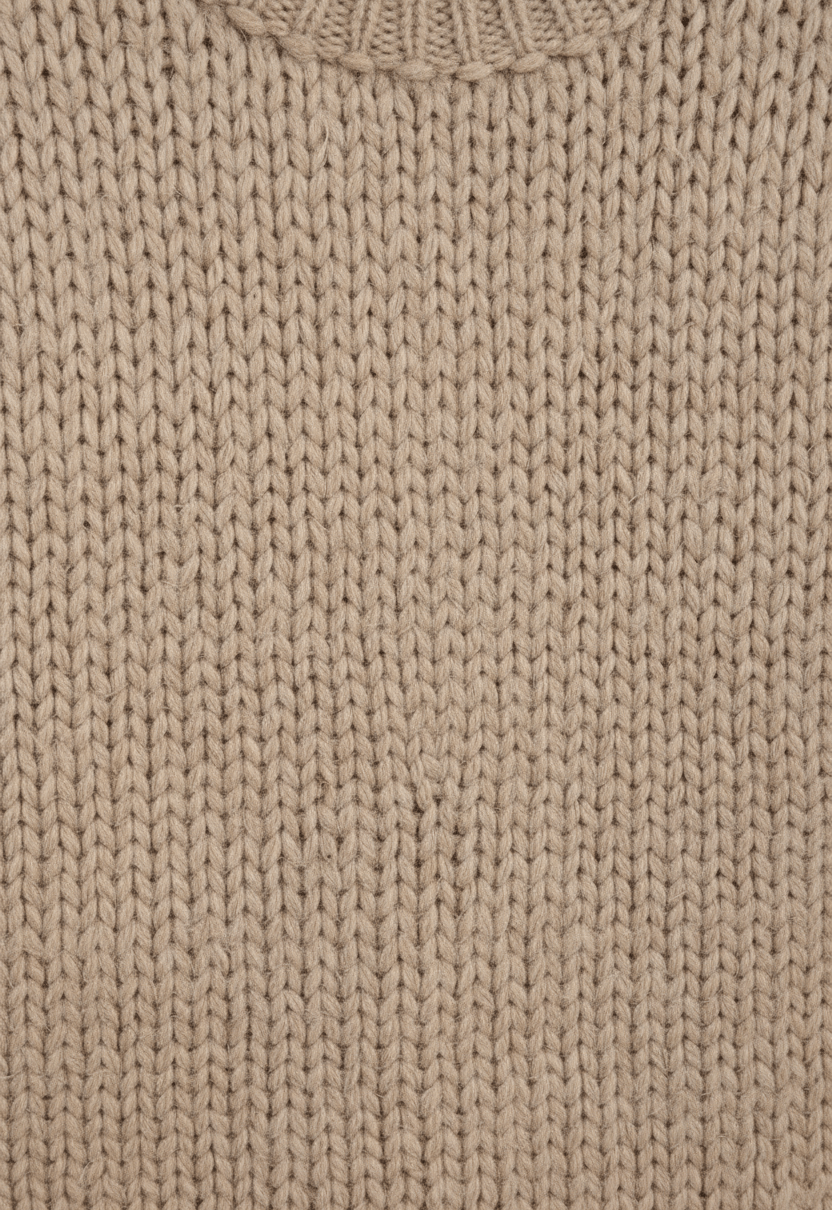 Damespullover met opstaande kraag, ballonmouwen en gestructureerde boorden