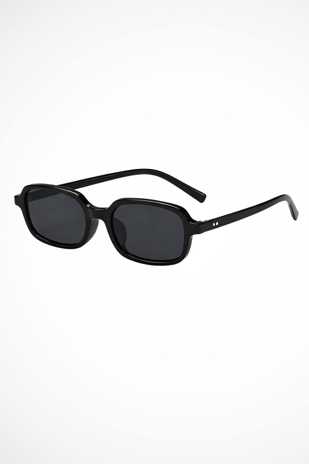 Damen Sonnenbrille mit Rechteckrahmen und abgeschrägten Ecken