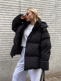 Ingrid | Damen Gesteppte Kapuzen Winterjacke