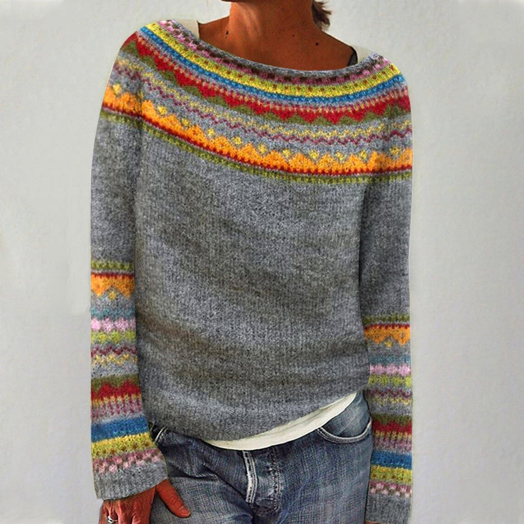 Dorothea | Weicher Rundhals Strickpullover