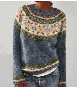 Dorothea | Weicher Rundhals Strickpullover
