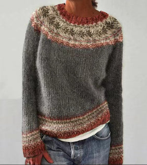 Dorothea | Weicher Rundhals Strickpullover