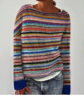 Dorothea | Weicher Rundhals Strickpullover
