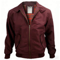 Rex | Herren klassische Harrington Jacke mit Tartan-Futter