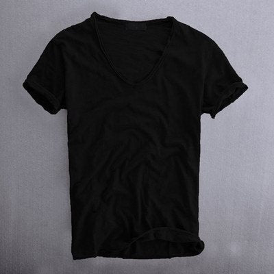 Ben | Heren Slim Fit V-hals Basic T-shirt