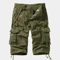 Eike | Herren Cargo-Shorts mit Gürtel und Pattentaschen