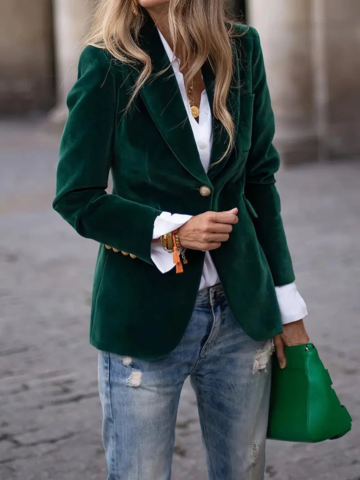 Elena | Blazer mit Knöpfen und Taschen