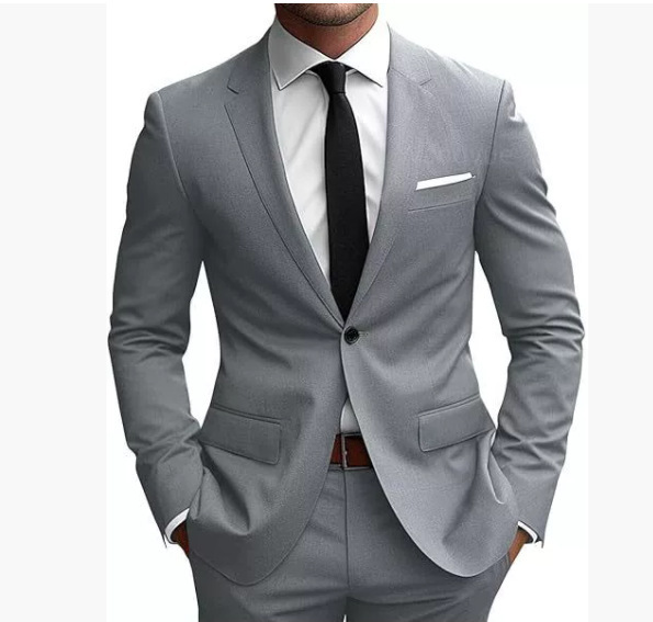 Elias | Herren Eleganter Slim Fit Anzug