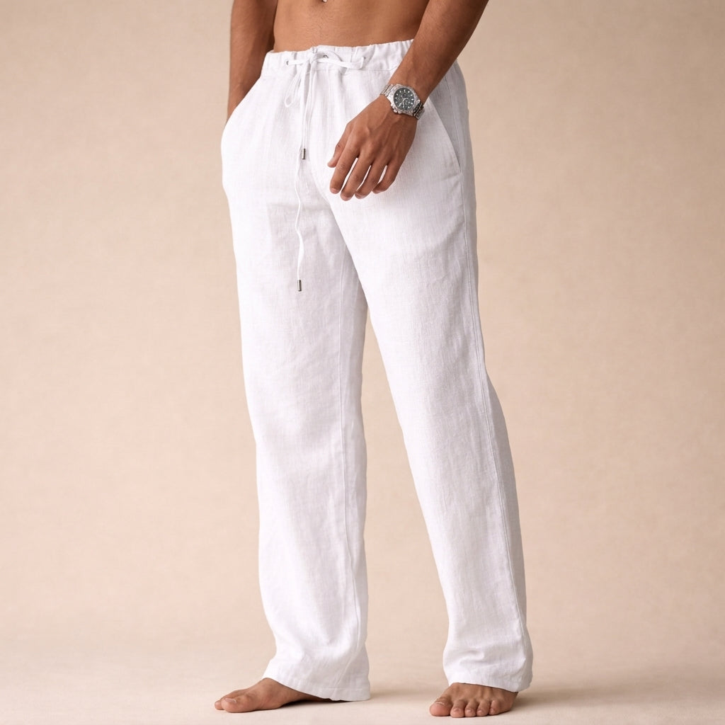 Eligio | Herren Bequeme Kordelzug Hose mit Taschen