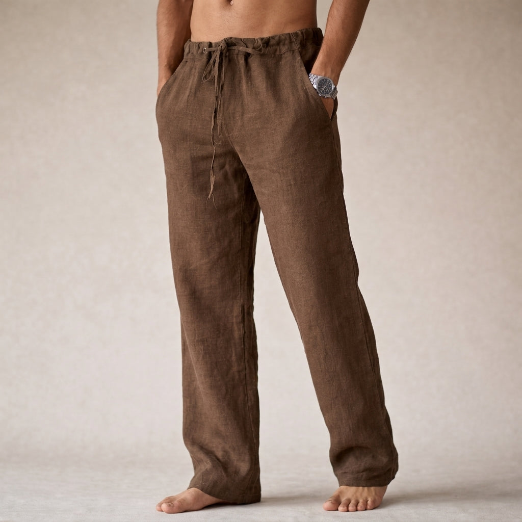 Eligio | Herren Bequeme Kordelzug Hose mit Taschen