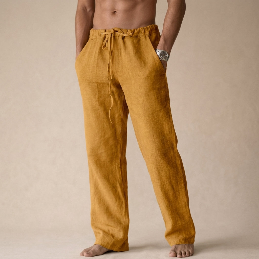 Eligio | Herren Bequeme Kordelzug Hose mit Taschen