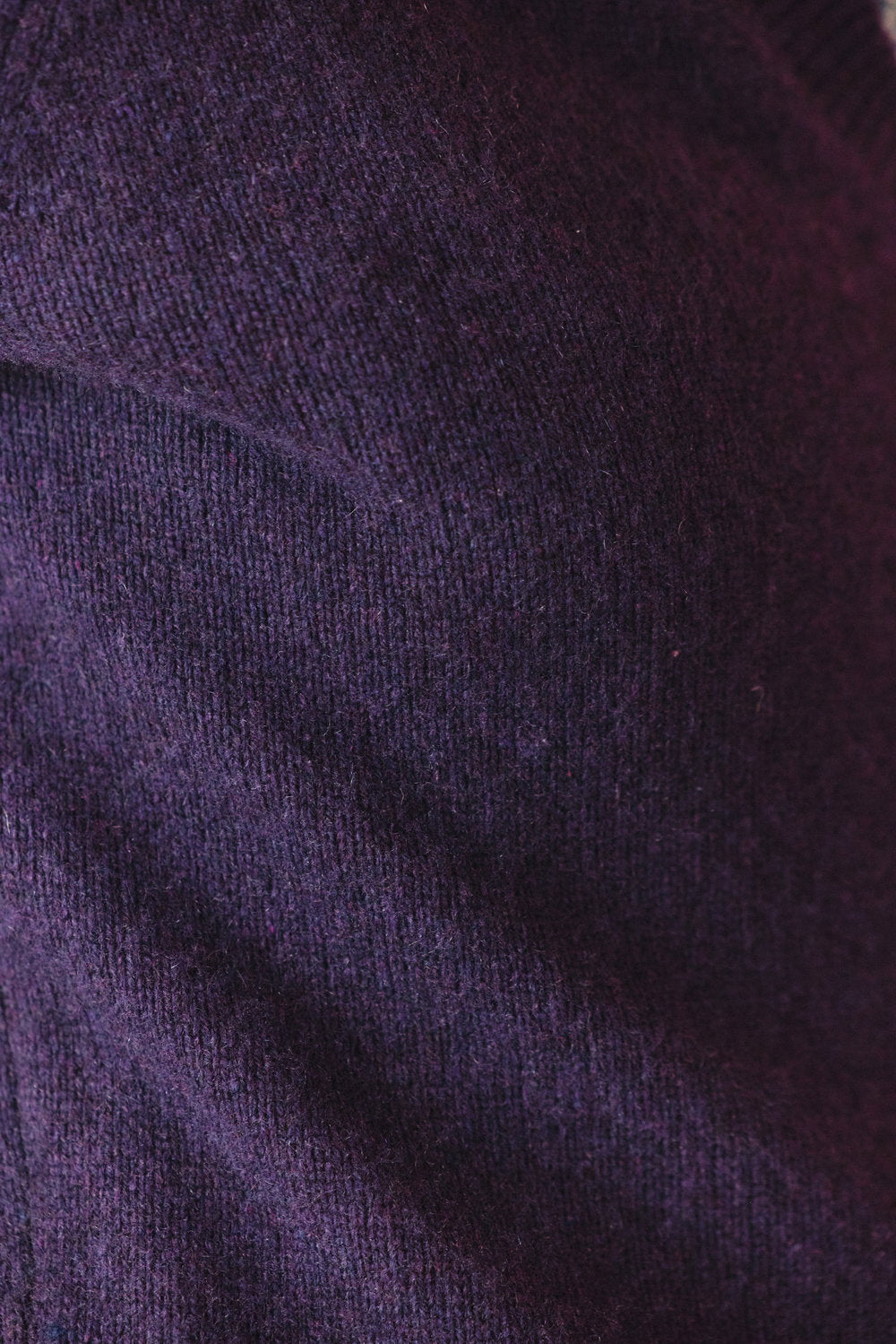 Elisa Damen Strickpullover mit V-Ausschnitt und klassischem geradem Schnitt