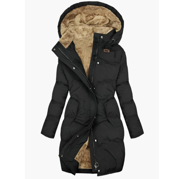 Ella | Warme Winterjacke mit Kapuze