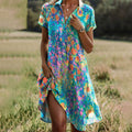 Els | Fließendes Midi-Kleid